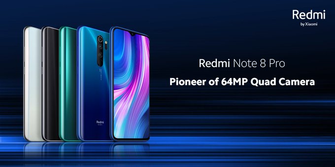 Redmi Note 8 Pro (Electric Blue, 6GB RAM, 64GB Storage) Electric Blue